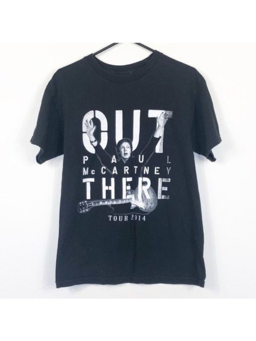 Paul McCartney 2014 Out There Concert Tee Black Size Medium